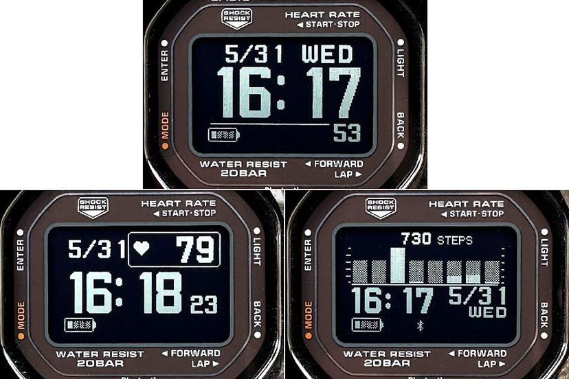 G-SHOCK初の角型デザイン×心拍計！ 生活が変わる「G-SQUAD DW
