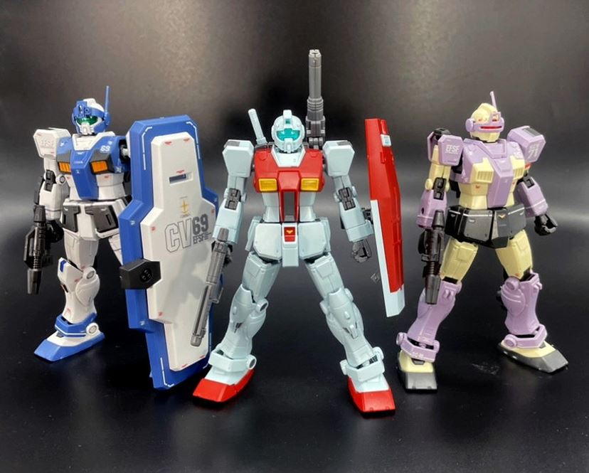 HG ジム4個セット HG 1/144 ガンダムベース限定 ジム/ジムII/ジムIII セット