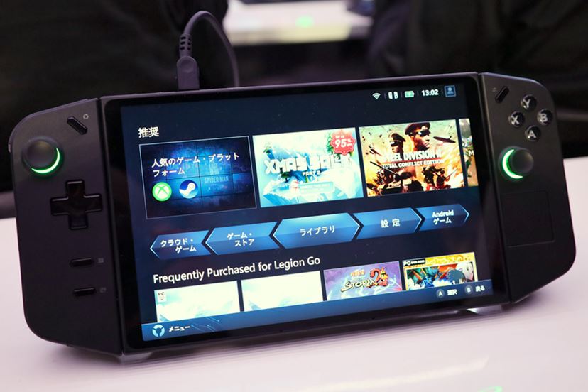レノボ、着脱式コントローラー採用の8.8型ゲーミングUMPC「Legion Go