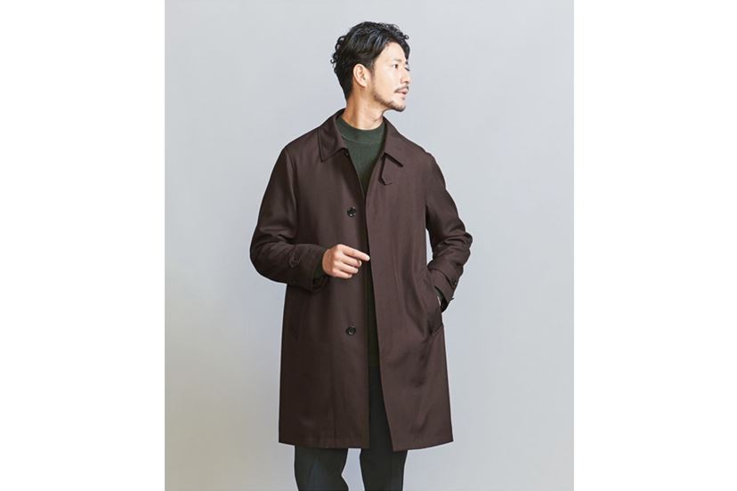 ユナイテッドアローズ チェスター コート ヘリンボーン L