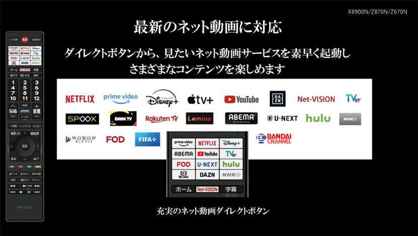 2024年モデルは“推し活”仕様に進化！ TVS REGZAの有機EL／液晶