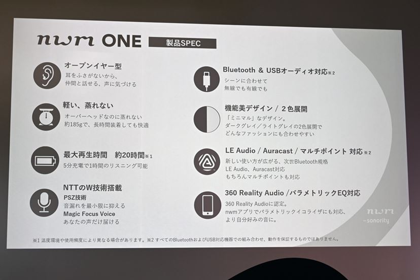 圧倒的な開放感！ NTTソノリティの耳をふさがないヘッドホン