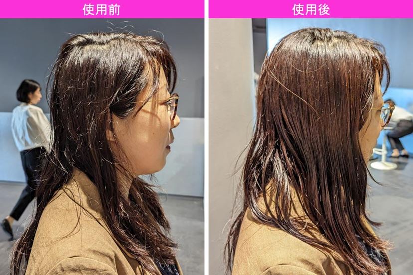 浮き毛や広がる髪がブラッシングでまとまる！ プラズマ