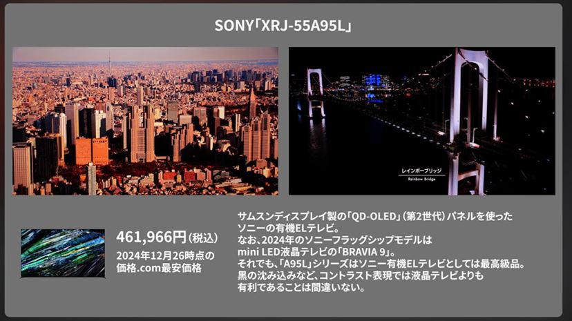動画】今年はどうなの？ 55V型有機ELテレビ“ガチ”比較【2024～2025年版