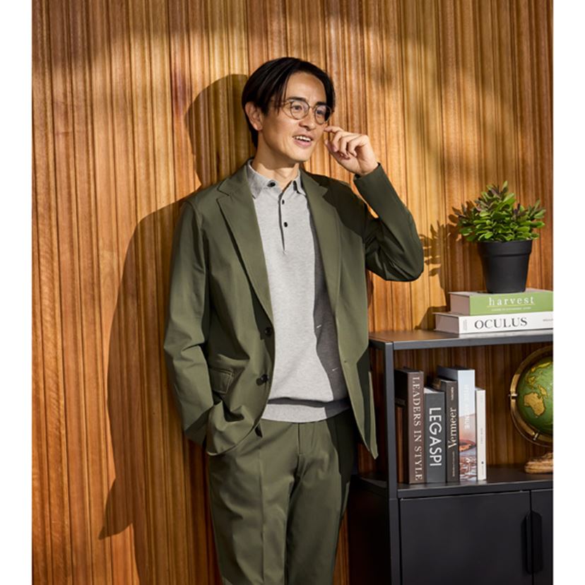 スーツカンパニー　新品　PERFORMANCE SUIT セットアップ　L PERFORMANCE SUIT／ジャケット＆パンツセットアップ