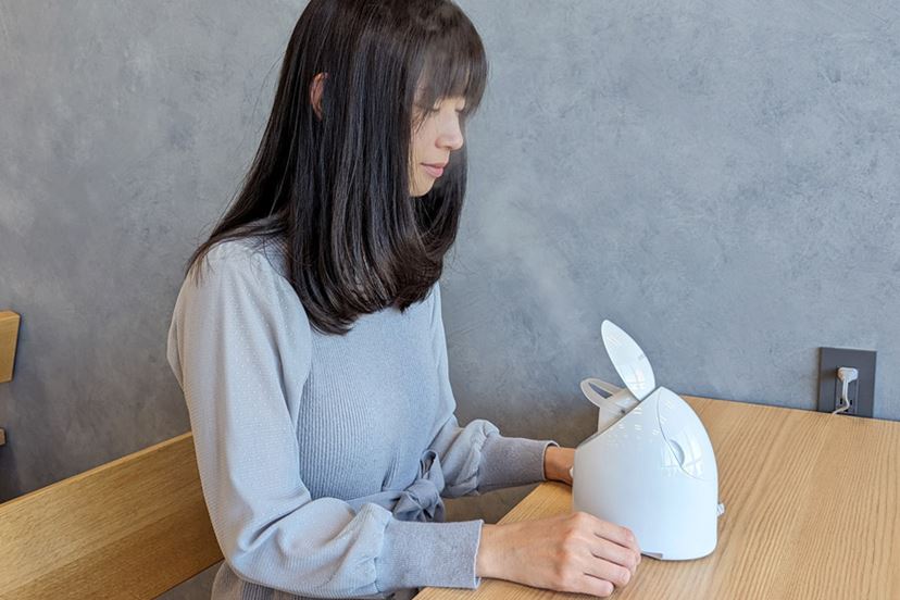 使い続けられる美顔スチーマー見つけました！ 小さくてシンプルな