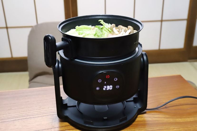 一回のみ使用⭐︎圧力鍋とエアフライヤー、ネストブロイルラック付き ノンフライヤーと鍋を1台で担う“2WAY家電”は忙しい新生活の救世主だ