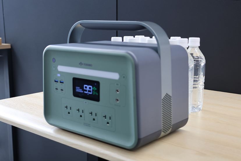 安全で長寿命！ 非常時に役立つ「固体電池」のポータブル電源が