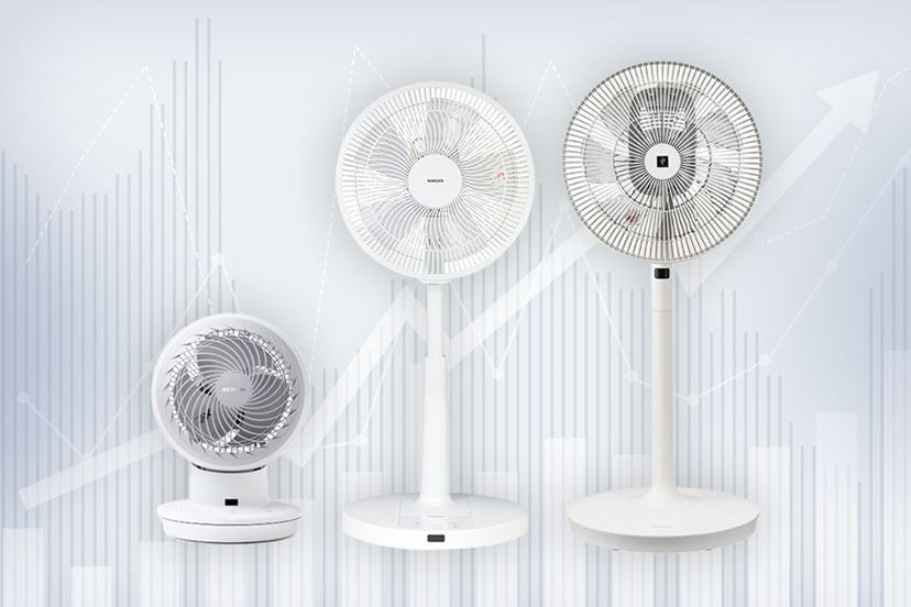 DCモーター搭載の扇風機が5,000円台で買える！ 低価格モデルへ
