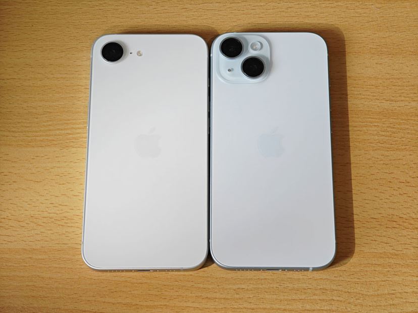 iPhone 16e」と「iPhone 15」はどちらを選ぶべきか？ 実機でそれぞれの