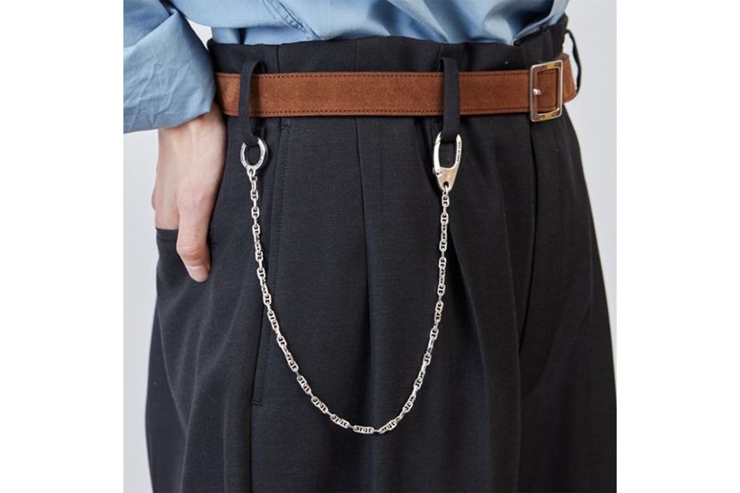ウォレットチェーン 長さ比較 70cm ステンレス 極太 ウォレット
