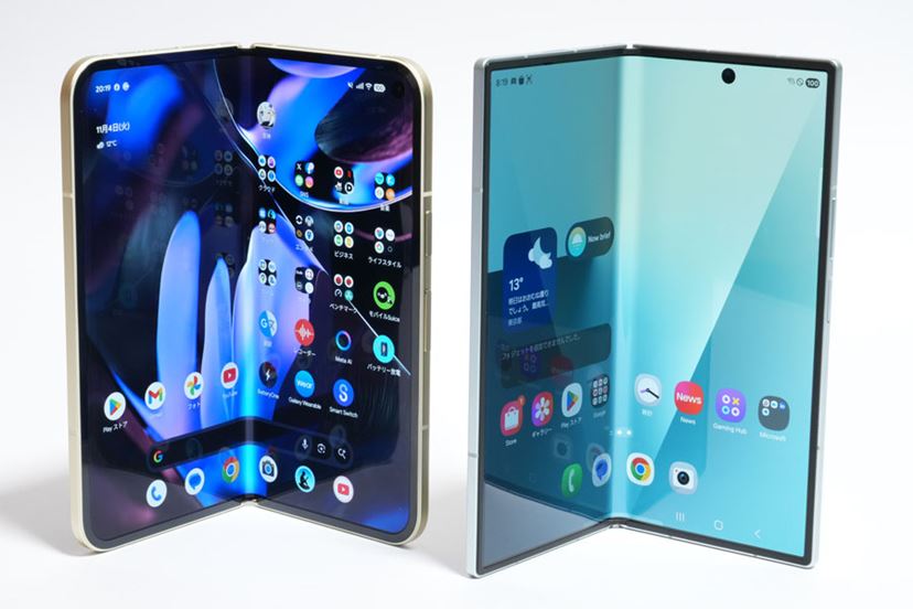 折り畳みスマホ比較！ 「Pixel 10 Pro Fold」「Galaxy Z Fold7」の