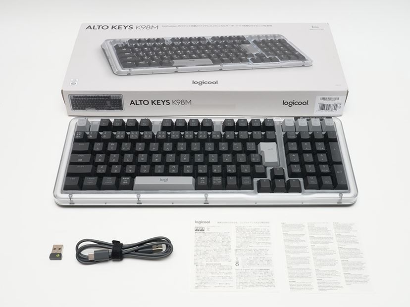 ロジクール随一の心地よさ！ ガスケット構造を備えた「Alto Keys K98M