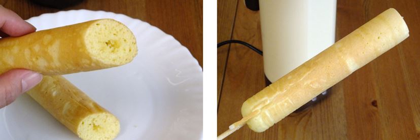 これは斬新! 棒状のパンケーキが作れる「スティックパンケーキ これは斬新! 棒状のパンケーキが作れる「スティックパンケーキ