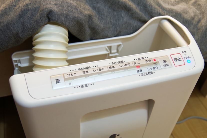 5分で足もとがポカポカになるパナソニックの“マットレス”布団乾燥機が