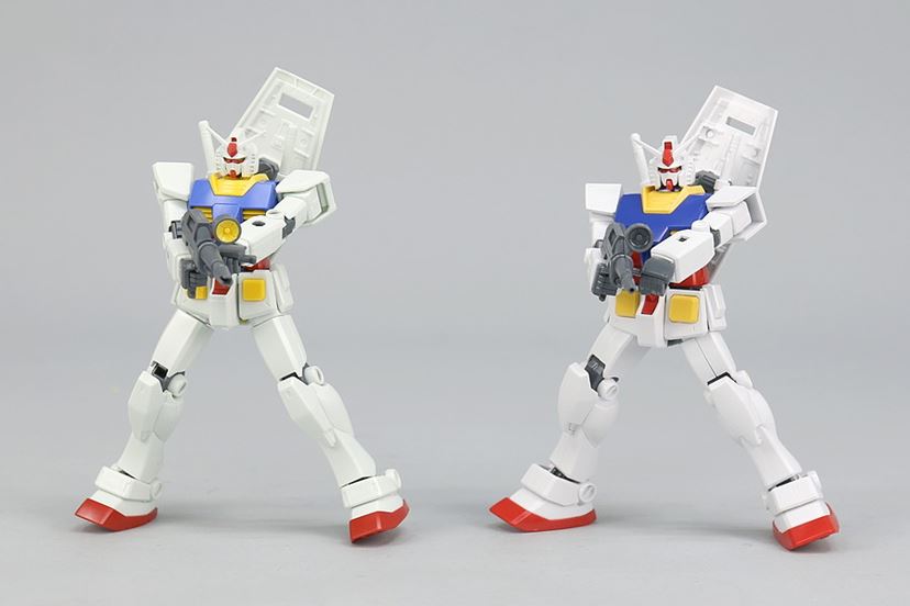 新設計で生まれ変わった！ 「HGUC 1/144 RX-78-2 ガンダム」新旧モデル