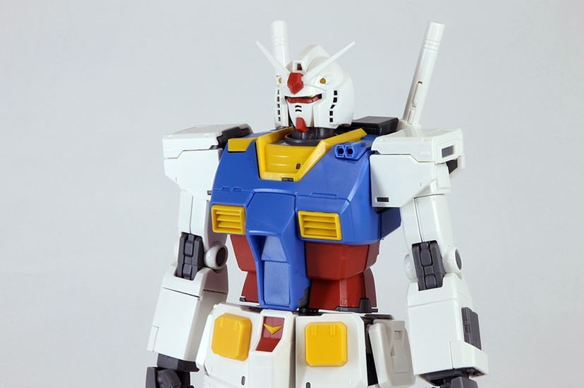 機動戦士ガンダム THE ORIGIN』版のMG「RX-78-02 ガンダム」を組み立て 
