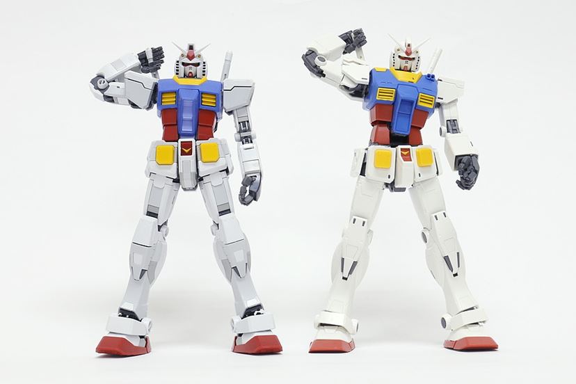 MG ガンダム（GUNDAM THE ORIGIN版）＆ガンダムVer3.0 MG 1/100 RX-78-02 ガンダム（THE ORIGIN版） [Gundam The