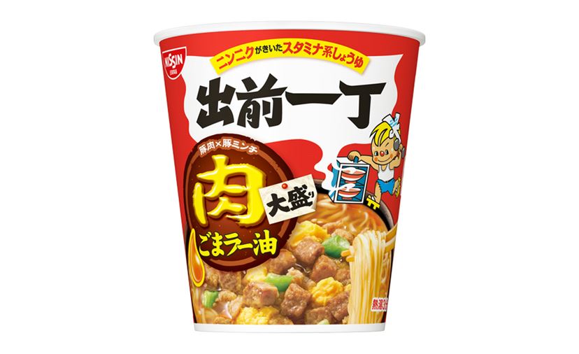 昭和の香りする「出前一丁」に“スタミナモリモリ”の肉大盛りビッグ