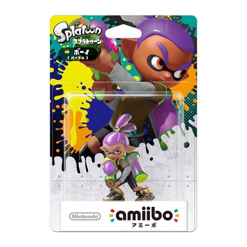 amiibo アミーボ スプラトゥーン ガール ボーイ イカ (オレンジ)