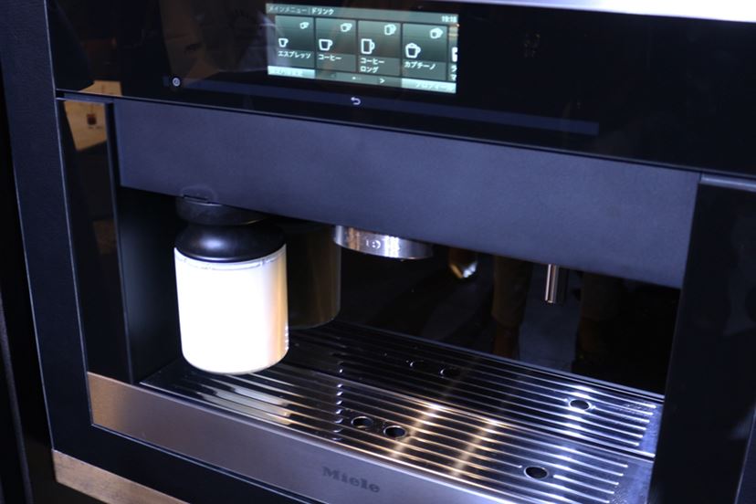 家にバリスタがいるみたい！ ミーレのビルトインエスプレッソ
