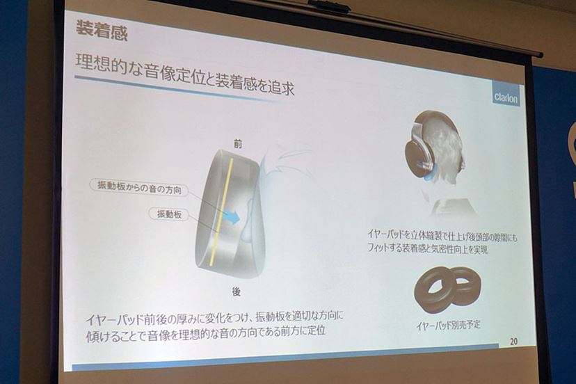 クラリオンからハイレゾ対応のフルデジタルサウンドヘッドホン