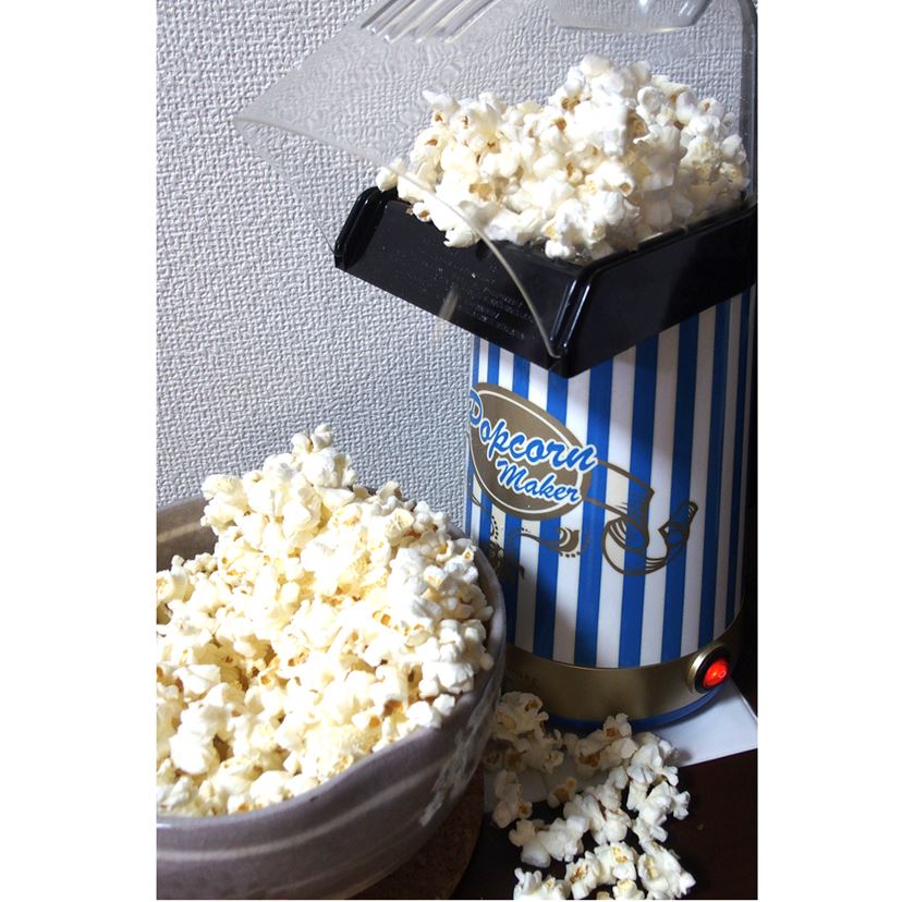 動画アリ】熱風でポポポンッ! 油不要のポップコーンメーカーが 動画アリ】熱風でポポポンッ! 油不要のポップコーンメーカーが
