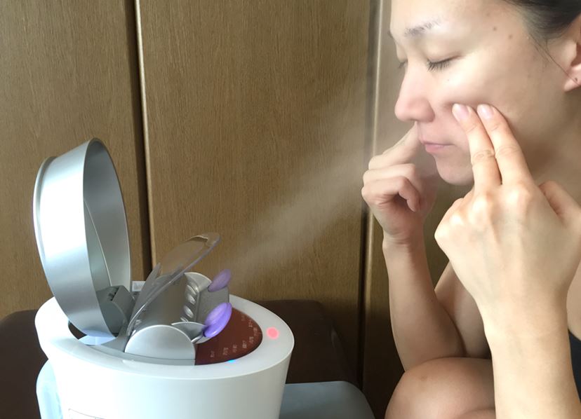 なりたい肌はどれ？ 温スチームと急冷ミストを交互に浴びる