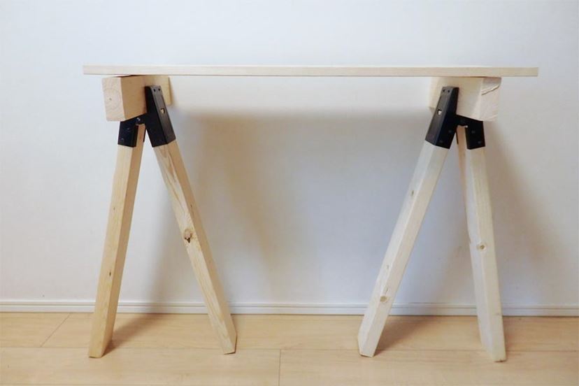 IKEA テーブル脚　2台　馬脚　ソーホース IKEA テーブル脚 2台 馬脚 ソーホース - メルカリ