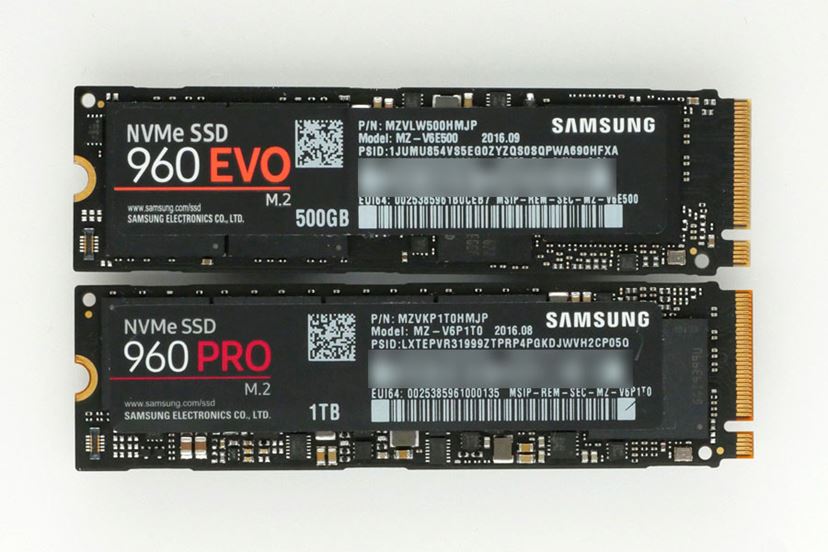 速い、速すぎる!! サムスンの新型NVMe対応M.2 SSD「960 PRO/EVO