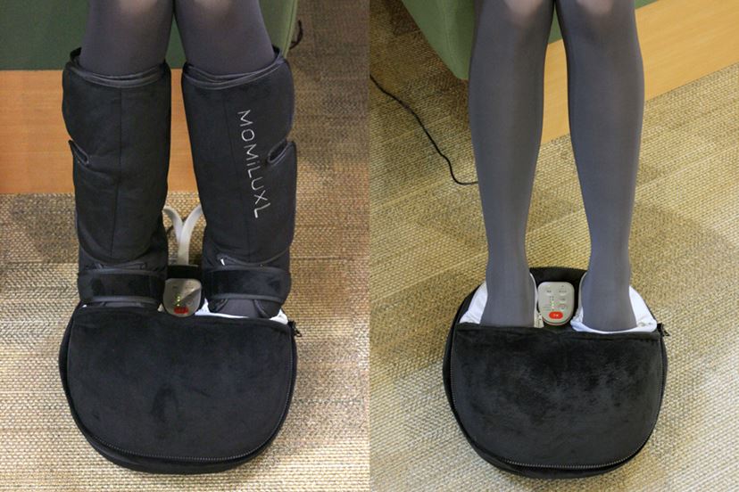 ありそうでなかった！ ふくらはぎ用アタッチメントが取り外せる