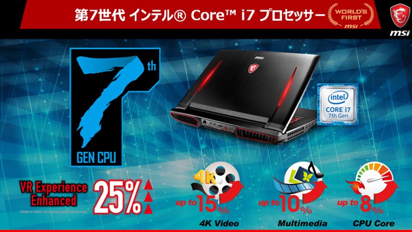 一挙35モデル投入！ MSIから最新の第7世代Core i7を搭載したゲーミングPCが登場 - 価格.comマガジン