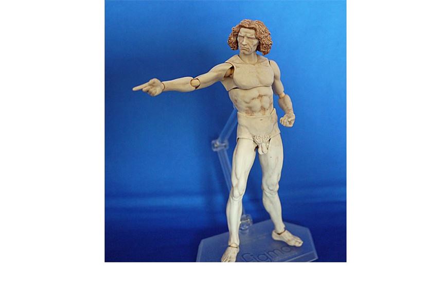 芸術か？ ネタか？ ダ・ヴィンチの名作が“可動フィギュア”に