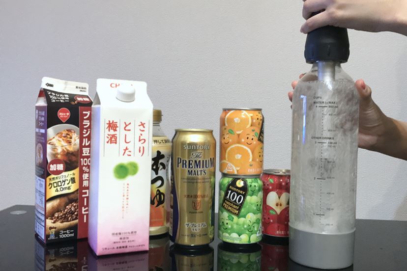 「ツイスパソーダ」で炭酸にして意外とおいしかったもの、期待ハズレだったもの