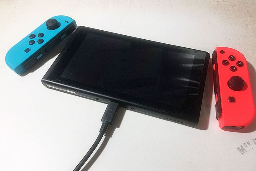 switch 充電中 安い タオルをかける