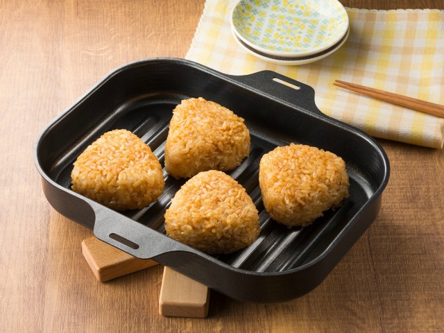 焼きおにぎりもふっくら