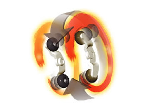 首・肩・背・腰それぞれに合った広く、深いマッサージが可能な「GRIP式メカ」