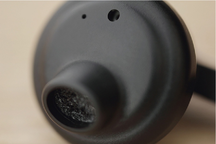 音質の要となる開口部