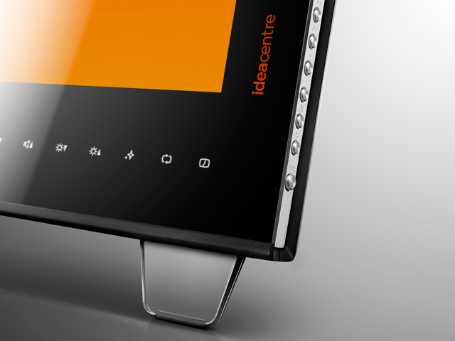 IdeaCentre B540 �f�B�X�v���C���R���g���[���{�^��