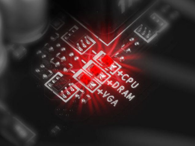 EZ Debug LED�B��Q�����ꏊ�����m���A�g���u���V���[�e�B���O�������ƊȒP�ɂ��܂��B