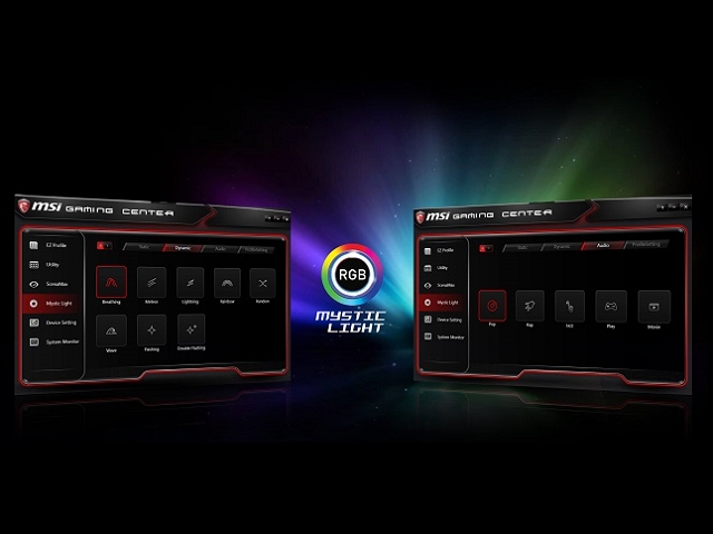 Mystic Lightで色彩をカスタマイズ。自分のデザインにマッチした色をパレットから選ぶことができます。