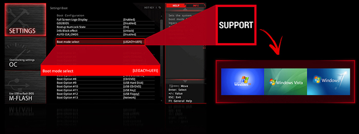 UEFI��LEGACY BIOS�Ή�