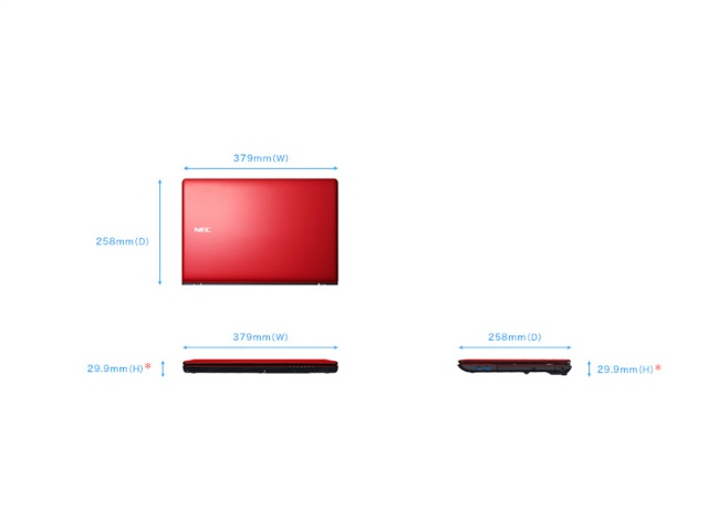 �T�C�Y�@�i��LS700/RS�V���[�Y�ALS350/RS�V���[�Y�ALS150/RS�V���[�Y�A�܂���NEC Direct�ŃX�[�p�[�V���C���r���[LED�t���I������27.5mm�ƂȂ�܂��B�j