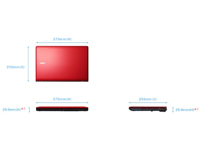 �T�C�Y�@�i*1�FLS550/TS�V���[�Y�̏ꍇ�BLS700/TS�V���[�Y�ALS350/TS�V���[�Y�A�܂���NEC Direct�ŃX�[�p�[�V���C���r���[LED�t���I������27.5mm�ƂȂ�܂��B�j  