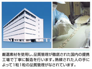 徹底した品質管理を行っています。