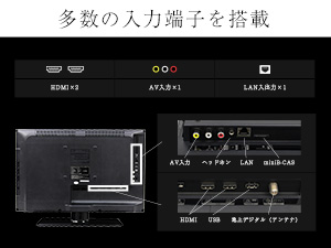 多数の入力端子を搭載