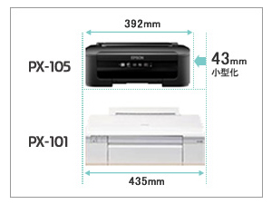 お買い得得価】 エプソン(EPSON) PX-105 ビジネスインクジェット