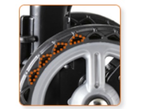 空気室が振動を緩和「エアセルクッションタイヤ」