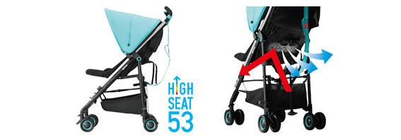 熱やホコリ、ムレから赤ちゃんを守る安心設計