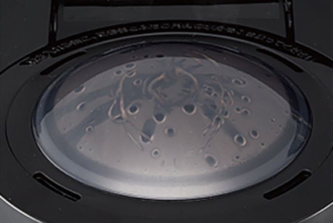 抽出・注湯中が見える「シャワードーム」